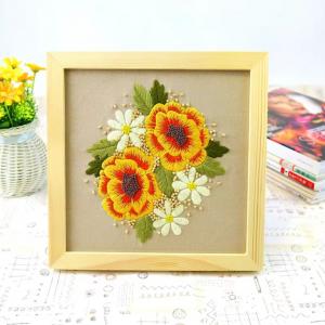 EM-003 Embroidery Kit Spring Flowers and Autumn Fruits