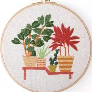 EM-010 Embroidery Kit Plant Series-Fall